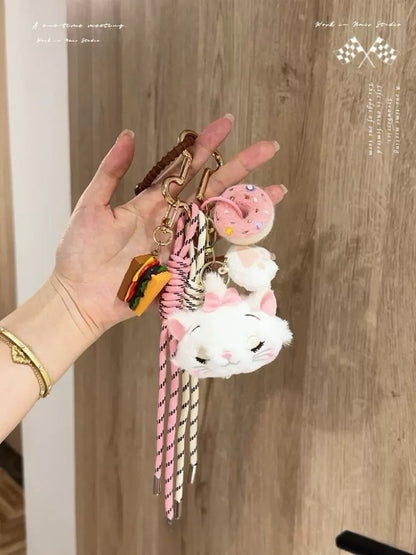 Mary Cat Claw Claw Combination pendant Sandwich Donut cute bag decoration Creative pendant