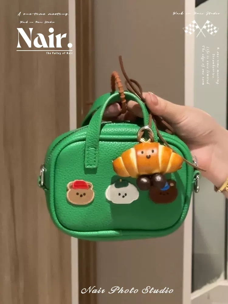 HOT!!!Original handmade bag decorative small bag new niche creative handbag(send strikers as DIY gift)(stickers by random order)