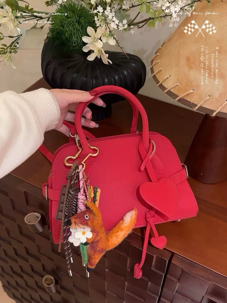 Red frosted toast bag Premium Commuter Tote Bag for women Fashion Tote bag