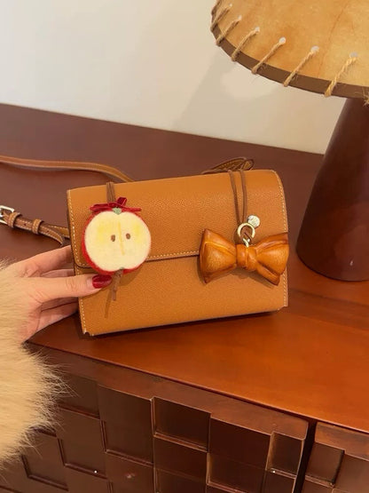 Small gold brown box bag senior light luxury cross body commuter bag female fashion versatile niche small square bag