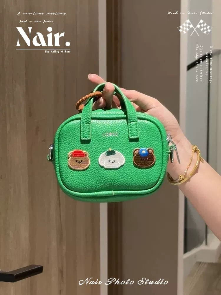 HOT!!!Original handmade bag decorative small bag new niche creative handbag(send strikers as DIY gift)(stickers by random order)