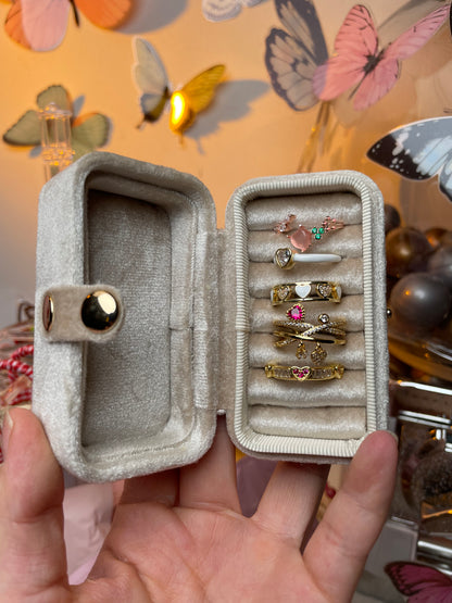 Theme rings kit with velvet box