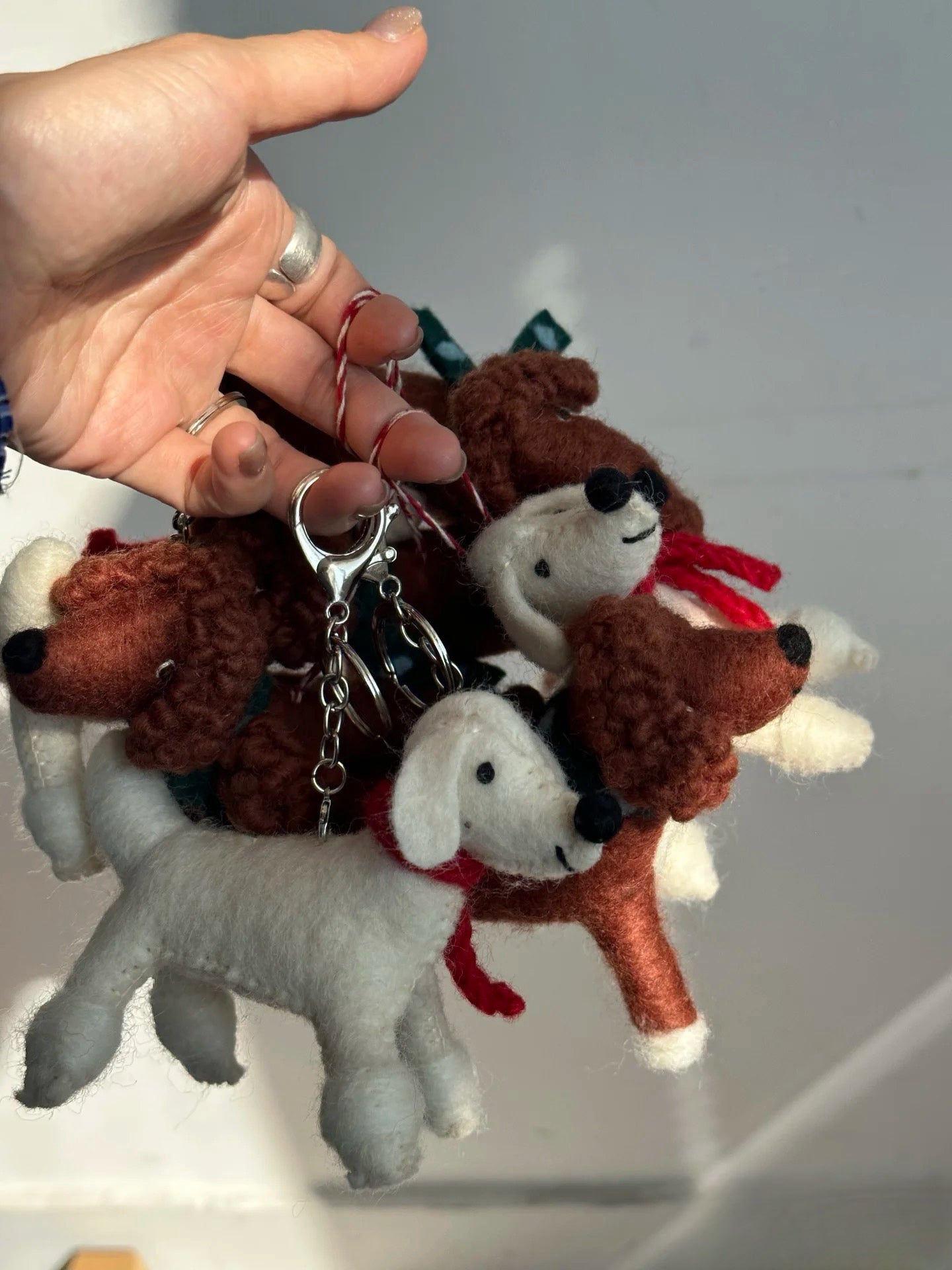 HOT!!!Nepal wool handmade felt pendant Series bag charms