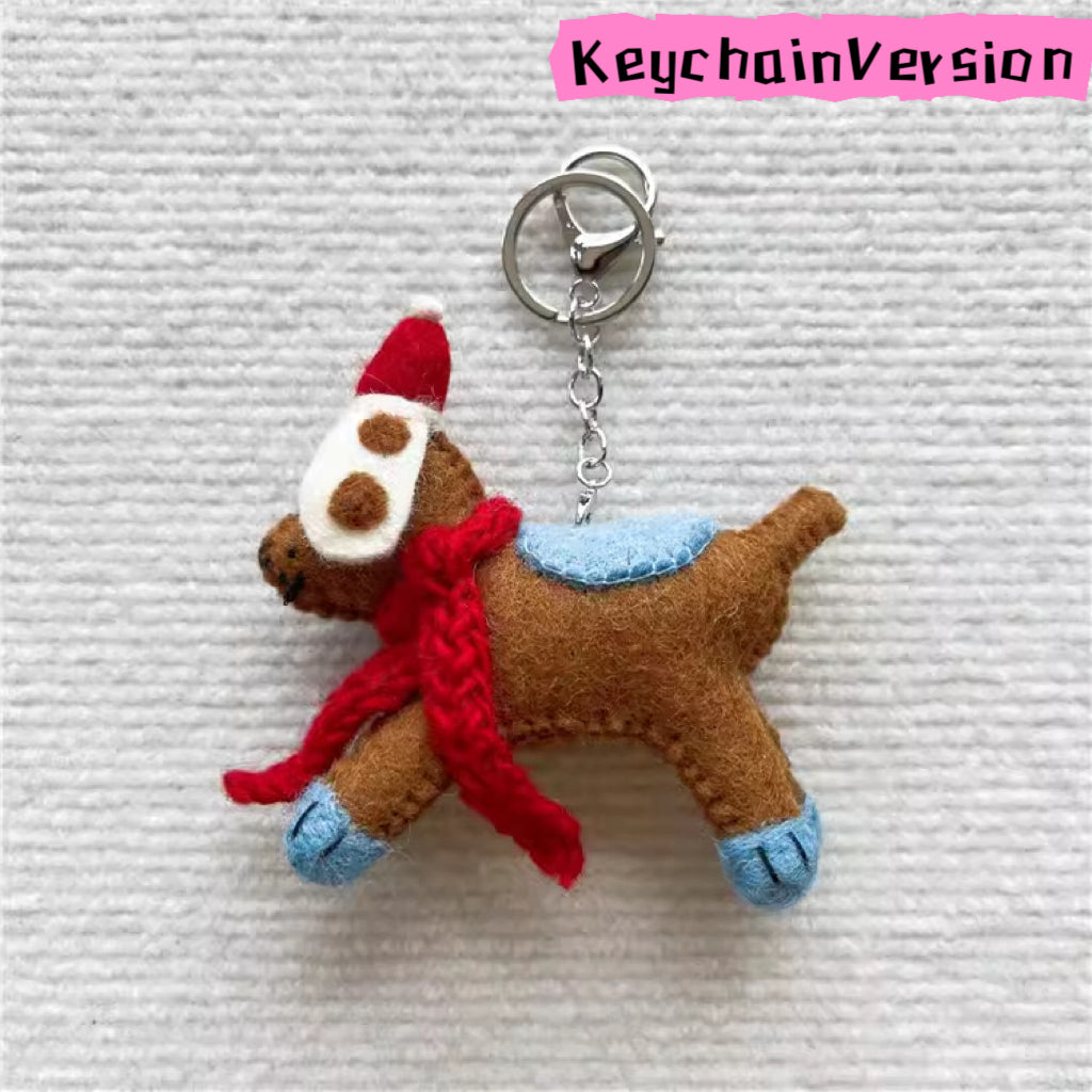 HOT!!!Nepal wool handmade felt pendant Series bag charms