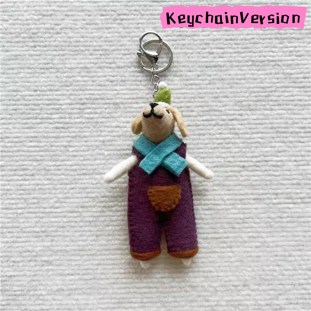 HOT!!!Nepal wool handmade felt pendant Series bag charms