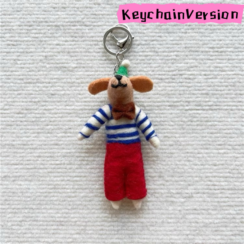 HOT!!!Nepal wool handmade felt pendant Series bag charms