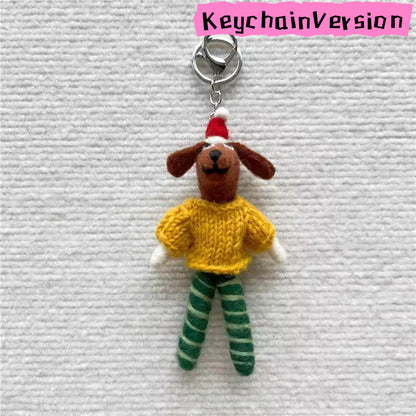 HOT!!!Nepal wool handmade felt pendant Series bag charms