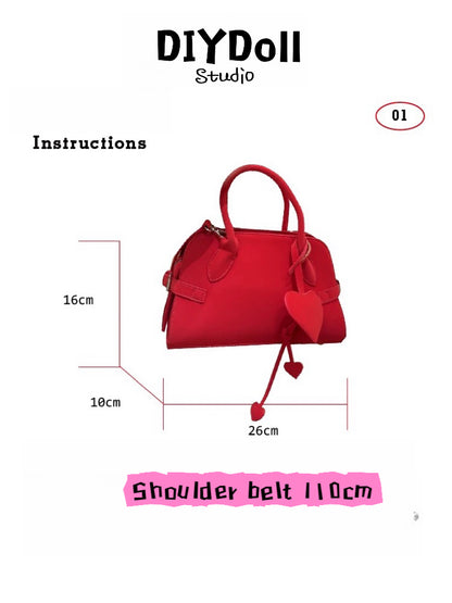 Red frosted toast bag Premium Commuter Tote Bag for women Fashion Tote bag